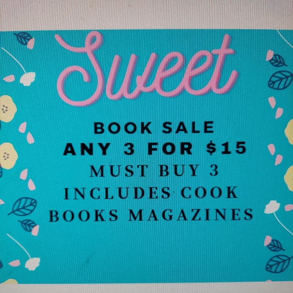 Summer Book sale 3 for $15 includes cook books and magazines - Picture 2 of 2